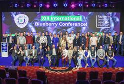 International Blueberry Conference 2025 Poland participants on stage