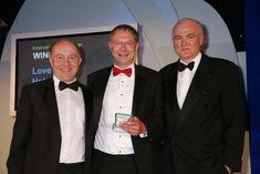Neil Hipps of East Malling Research and Andrew Parry from the Waste & Resources Action Programme collected the Stubbins Innovation of the Year award from Stubbins business development director Keith Sadler