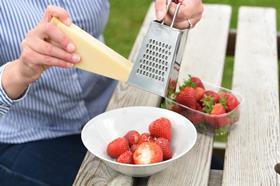 Pair your strawberries with parmesan rather than cream