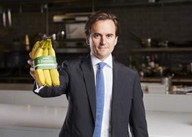 Richard Walker with Plastic Free Bananas