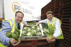 IPP Logipal's senior business development manager Paul Harmer with Stephen Bowdler, group procurement manager at Produce World
