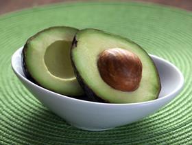 Cut avocado in a bowl