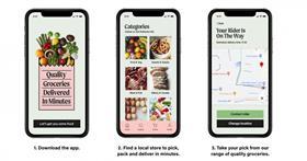 UK Weezy app on-demand groceries