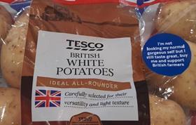 Tesco imperfect potatoes