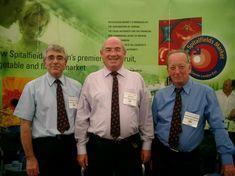 The boys from New Spitalfields at Fruit Focus, Mike Culverwell on left