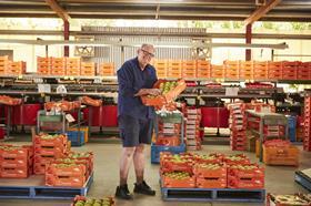 Manbulloo Quality Manager Scott Ledger at Hilltop packhouse