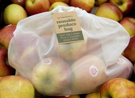 Sainsbury's reusable fruit bag
