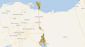 Suez blockage MarineVesselTraffic dot com