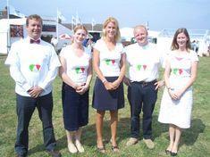 Members of the Under 40s committee: (from left to right) Tom Deards, Claire Seymour, Cathy Maxwell, Jim Pearce and Helen Armitage