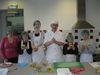 The winning team from Bo’ness Academy show off their Fruity Fiesta Rice Salad with Caledonian produce development chef Trevor Holmes