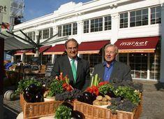 Sirs Peter and Terence were on hand to open Sainsbury's latest store, at the Bluebird in Chelsea