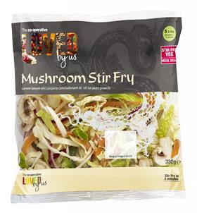 Mushroom Sir fry bag co-op