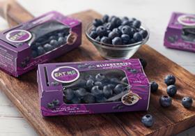 Berries Pride Netherlands Eat Me blueberries cardboard packaging