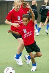 Young females were targeted by a new healthy eating initiative backed by the Football Association