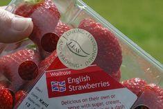 The Leaf marque adorned Waitrose domestic strawberry punnets