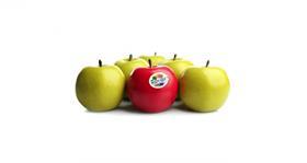 Sinclair EcoLabel on apples