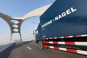 Keuhne + Nagel truck China transit