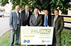 Left to right: Steve Bell, unit director, Frupac, Chris Clapham, John Foley, Waitrose head of buying, fruit, vegetables and horticulture, David Lynch and William Burgess