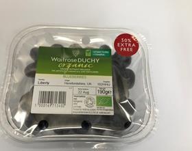 Berry Gardens organic UK blueberries Waitrose