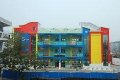 The Spitalfields Infant School building in Sichuan Province, China