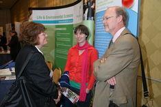 L to r: Dr Rosemary Collier, Dr Esther Bravin and Professor David Pink