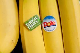 NZ New Zealand New World Greenmeadows Dole Ethical Choice bananas