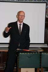 Andrew Tinsley addressed an audience at Westminster