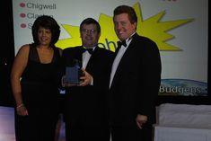 Rebecca James, Martin Hyson, MBL executive director, and Jonathan James