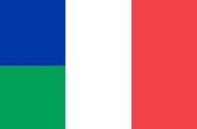 Italy France flags
