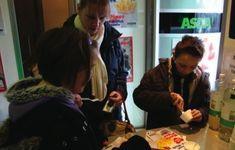 The samplings were a big hit with adults and children alike