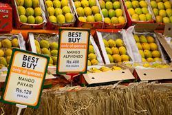 India retail supermarket Spencers mangoes