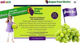 Grapes from Mexico Snack On!