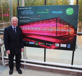Michael Jack CBE opened the LED facility