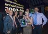 Highly skilled members of the EVS team pick up the award