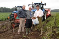 From left to right: Doug Bell of Greenvale AP, Paul McCann and Allan Stevenson