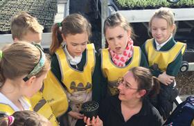 Vitacress pupils visit