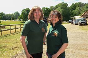 Annabel Shackleton, LEAF Open Farm Sunday Manager and Caroline Drummond, LEAF CEO