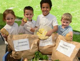 Swancote potato schoolschildren