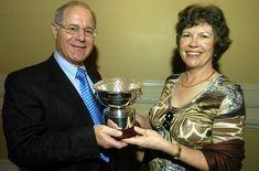 Walker accepting his award