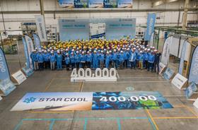 Maersk Container Industry Star Cool 400,000 celebration