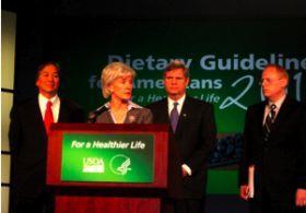 US 2010 dietary guidelines announced