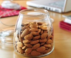 California almonds jar