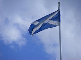 Scottish flag CREDIT Dave McClear