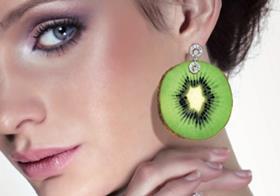 Kiway kiwifruit advert earring