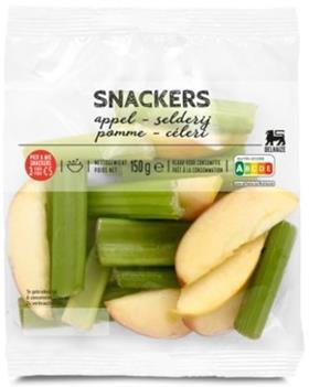 Delhaize snack apple and celery