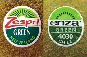 Zespri and Enza stickers
