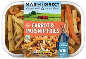 Mash Direct Peter Rabbit 2 promotional pack -  Carrot Parsnip Fries