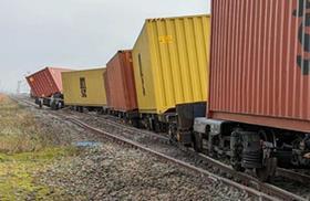 London Gateway train derailment