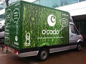 Ocado lorry flickr credit