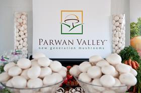 AU Australia Parwan Valley Mushrooms logo sign Perfection Fresh